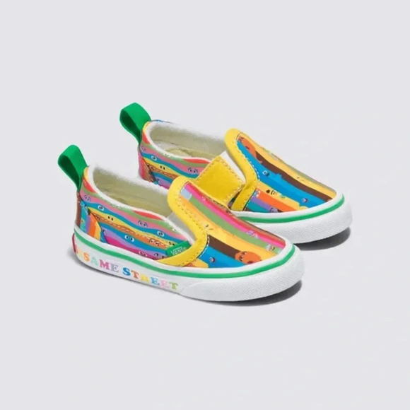 NWT Vans x Seasame Street Slip On Shoes - Picture 1 of 9